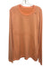 Lululemon Size Est L Orange Synthetic Striped Athletic T Shirt Long Sleeve Shirt Orange / Est L