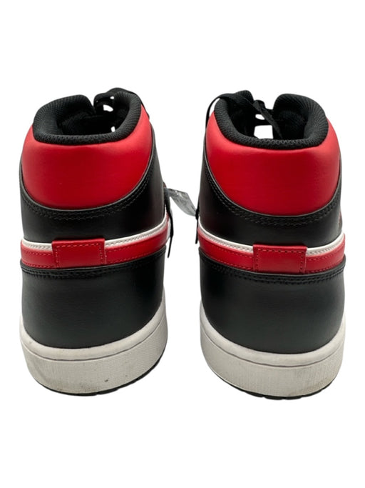Jordan Shoe Size 15 Red & Black Leather Multi Color Face Sneaker Men's Shoes Red & Black / 15