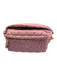 Moschino Pink Synthetic Zip Close Fanny Pack Logo Bag Pink / S