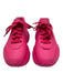Dolce & Gabbana Shoe Size 39 Hot pink Leather Chunky Lace Up Perforated Sneakers Hot pink / 39