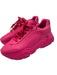 Dolce & Gabbana Shoe Size 39 Hot pink Leather Chunky Lace Up Perforated Sneakers Hot pink / 39