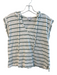 Everlane Size M White & Green Cotton Blend Short Sleeve Striped Hooded Top White & Green / M