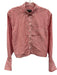 J. Crew Size 4 Red & White Cotton Striped Long Sleeve Button Up Shirt Top Red & White / 4