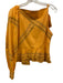 Ulla Johnson Size 6 Yellow, Blue, White Cotton One puff sleeve Embroidered Top Yellow, Blue, White / 6