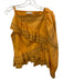 Ulla Johnson Size 6 Yellow, Blue, White Cotton One puff sleeve Embroidered Top Yellow, Blue, White / 6