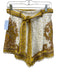 Zimmermann Size 1 White, Gold, Brown Linen High Rise Floral Pleated Shorts White, Gold, Brown / 1