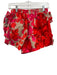 Kika Vargas Size Small Red, Pink, Beige Polyester Floral Ruffles Shorts Red, Pink, Beige / Small