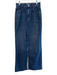 Mother Size 25 Dark Wash Cotton Mid Rise Maxi Front Slit 5 Pocket Skirt Dark Wash / 25
