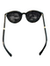 Chanel Black Acetate Pearl Detail Abstract Design Logo Polarized Sunglasses Black