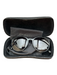 Chanel Black Acetate Pearl Detail Abstract Design Logo Polarized Sunglasses Black