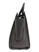 Zac Posen Black & Gray Leather Color Block Top Handle Crossbody Strap Incl Bag Black & Gray / XL