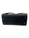 Zac Posen Black & Gray Leather Color Block Top Handle Crossbody Strap Incl Bag Black & Gray / XL