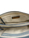 Tory Burch Slate Blue Leather Diagonal Stitching GHW Chain Dust Bag Incl. Bag Slate Blue / Small