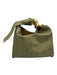 J.W. Anderson Green Leather Embossed Shoulder Bag Gold Hardware Bag Green / Medium