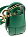 See By Chloe Emerald Green Leather Suede Gold Hardware Crossbody Bag Emerald Green / Small