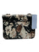 Henri Bendel Black, Cream, Blush Coated Leather Floral Gunmetal Hardware Bag Black, Cream, Blush / XS