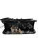 Henri Bendel Black, Cream, Blush Coated Leather Floral Gunmetal Hardware Bag Black, Cream, Blush / XS