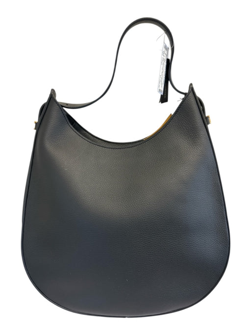 Tod's Black Leather Pebbled Shoulder Bag Hobo Dust Bag Incl. Bag Black / Large