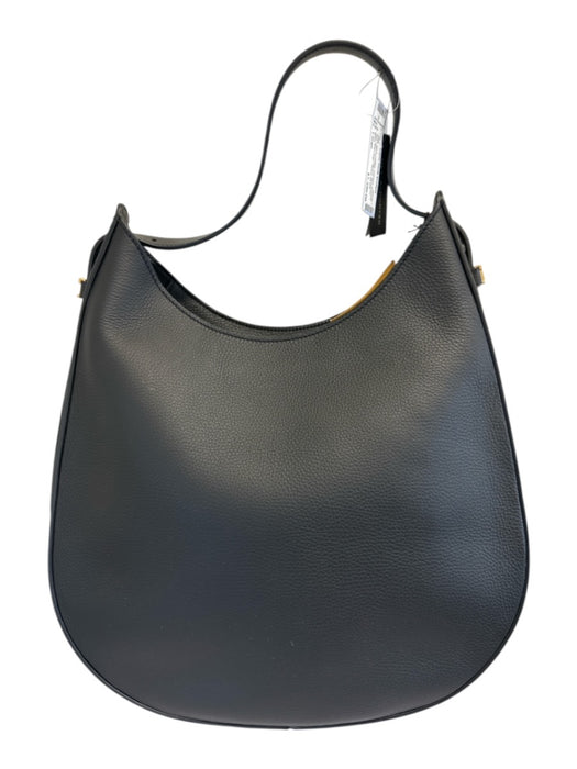 Tod's Black Leather Pebbled Shoulder Bag Hobo Dust Bag Incl. Bag Black / Large