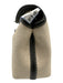 Toteme Beige Canvas Black Leather Trim Crossbody Strap Clutch Dust Bag Incl. Bag Beige / Mini