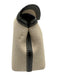 Toteme Beige Canvas Black Leather Trim Crossbody Strap Clutch Dust Bag Incl. Bag Beige / Mini