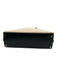 Toteme Beige Canvas Black Leather Trim Crossbody Strap Clutch Dust Bag Incl. Bag Beige / Mini