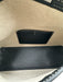 Toteme Beige Canvas Black Leather Trim Crossbody Strap Clutch Dust Bag Incl. Bag Beige / Mini