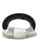 Toteme Beige Canvas Black Leather Trim Crossbody Strap Clutch Dust Bag Incl. Bag Beige / Mini