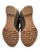Paolo Shoe Size 11 Olive Taupe Suede Lace Up Peep Toe Wedge Ankle Booties Olive Taupe / 11