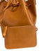 Mansur Gavriel Tan Leather Drawstring Crossbody Bucket Pouch Inc. Bag Tan / M/L
