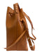 Mansur Gavriel Tan Leather Drawstring Crossbody Bucket Pouch Inc. Bag Tan / M/L