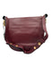 All Saints Bordeaux Leather Gold hardware Saddle Crossbody Dust Bag Incl. Bag Bordeaux / Medium