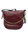 All Saints Bordeaux Leather Gold hardware Saddle Crossbody Dust Bag Incl. Bag Bordeaux / Medium