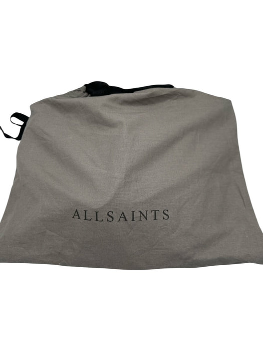All Saints Bordeaux Leather Gold hardware Saddle Crossbody Dust Bag Incl. Bag Bordeaux / Medium