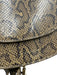 Loeffler Randall Brown & Beige Print Leather Snake Print Crossbody Flap Bag Brown & Beige Print / Small