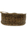 Loeffler Randall Brown & Beige Print Leather Snake Print Crossbody Flap Bag Brown & Beige Print / Small