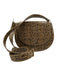 Loeffler Randall Brown & Beige Print Leather Snake Print Crossbody Flap Bag Brown & Beige Print / Small