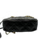 Tory Burch Black Leather Quilted Logo GHW Crossbody Bag Black / XS