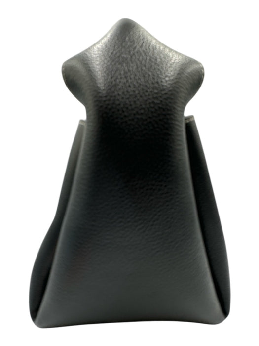 Toteme Black Leather Pebbled Stiching Crossbody Strap Incl Bucket Bag Black / Small