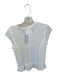 We The Free Size XS White Cotton Cap Sleeve smocked Top White / XS