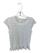 We The Free Size XS White Cotton Cap Sleeve smocked Top White / XS