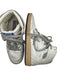 Golden Goose Shoe Size 36 White & Silver Leather Glitter High Top Sneakers White & Silver / 36