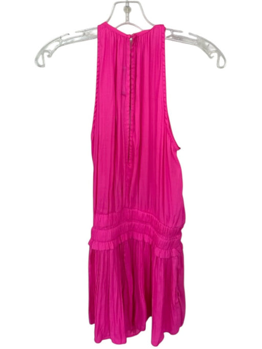 DO+BE Size S Hot pink Polyester Sleeveless Smocked Waist Dress Hot pink / S