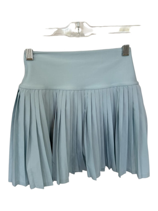 Alo Yoga Size XXS Slate Blue Polyester Blend Waist Band Pleated Athletic Skort Slate Blue / XXS