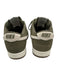 Nike Shoe Size 8 Green & White Leather Woven Detail Low Top Lace Up Sneakers Green & White / 8
