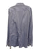 Armani Size 17.5 Blue Cotton Solid Button Up Point Collar Long Sleeve Shirt Blue / 17.5