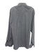 Armani Size 17.5 Gray & Black Cotton Plaid Button Up Men's Long Sleeve Shirt Gray & Black / 17.5