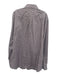Brunello Cucinelli Size XXL Magenta & White Print Cotton Plaid Long Sleeve Shirt Magenta & White Print / XXL