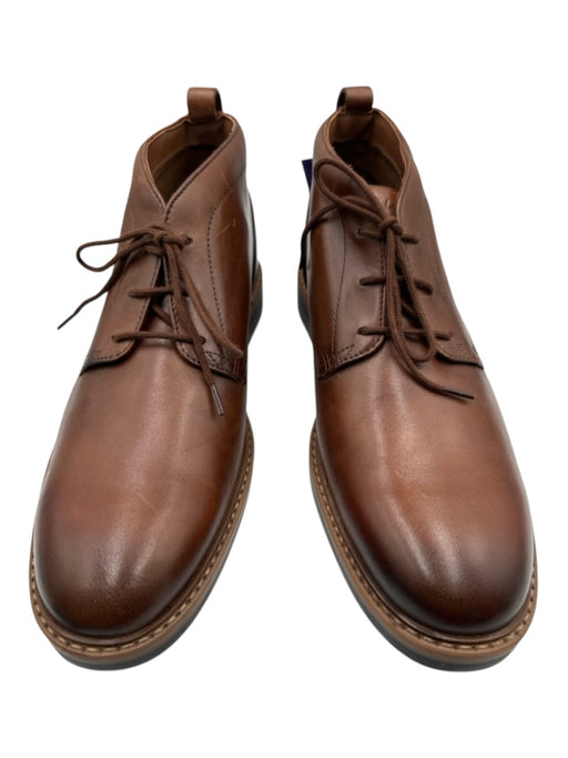 Clarks Shoe Size 11 Brown Leather Solid Boot Chukka Men's Shoes Brown / 11