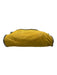 Stella McCartney Yellow Faux Suede Chain Trim Magnetic Snap Closure Slouchy Bag Yellow